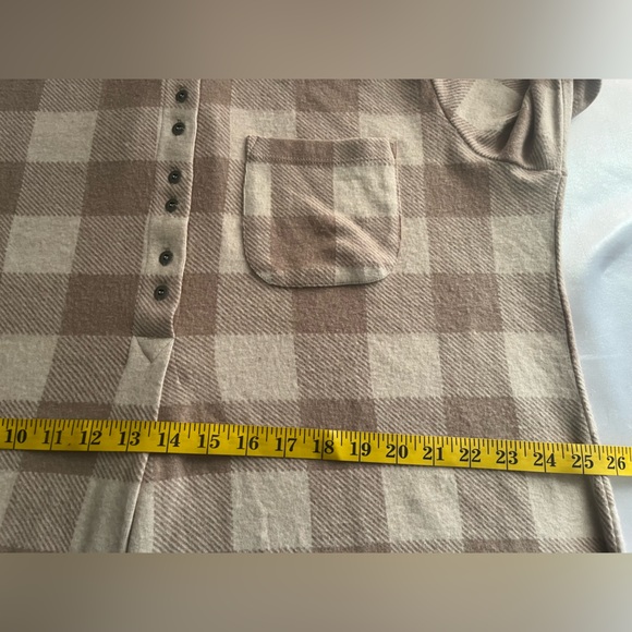 Soft Surroundings Flannel Tunic XL - Picture 9 of 9